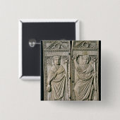 Diptych von Boethius Konsul in ANZEIGE 487 Button (Vorne & Hinten)