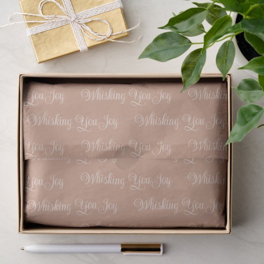 Dir Freude bereiten | Cozy Warm Cinnamon Beige Seidenpapier (Geschenk)
