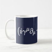Dirac-Gleichung Wissenschaft Mathematische Gleichu Kaffeetasse (Links)