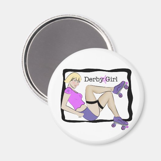 Dirby Girl Magnet (Vorderseite/Rückseite)