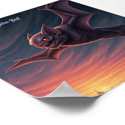 Dire Fey Vampire Bat Poster (Ecke)