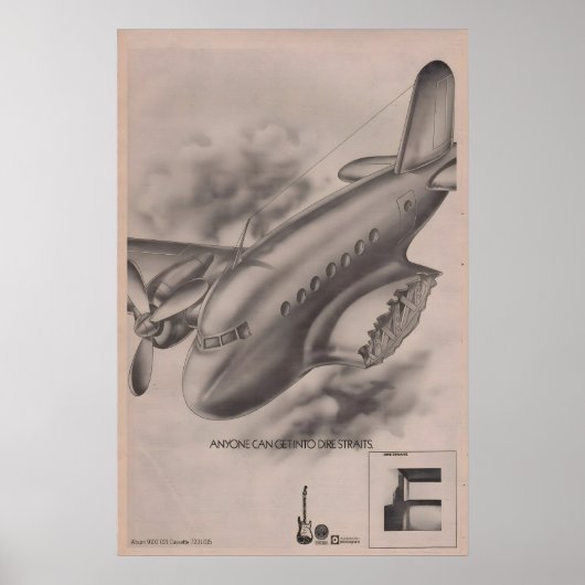 DIRE STRAITS Plakat - Original 1978 NME - Jeder (Vorne)