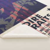 Dire Straits Tour Poster Blanket Sherpadecke (3/4)