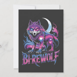 Dire Wolf Birewolf Bisexual LGBT Einladung