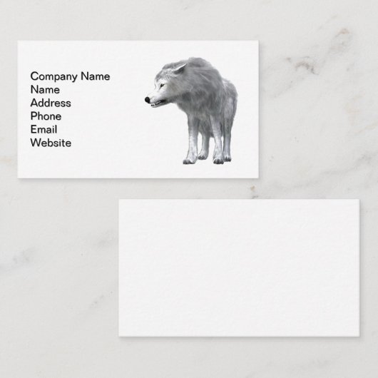 Dire Wolf Pack Leader Visitenkarte (Vorne/Hinten)