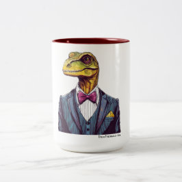 Direcsaurus rex zweifarbige tasse