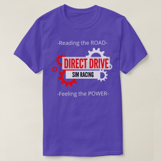 DIRECT DRIVE SIM RACING SIMRACING T-Shirt (Design vorne)