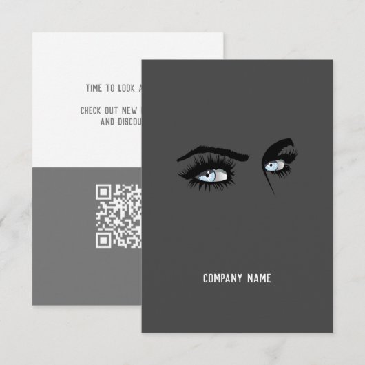 Direct Gray Corporate QR Code Promo (Vorne/Hinten)