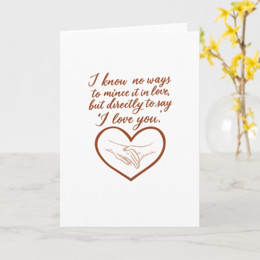 Direct love karte (Gelbe Blume)