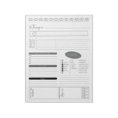 Direct Sales Daily Planning Notizblock (Rotiert)