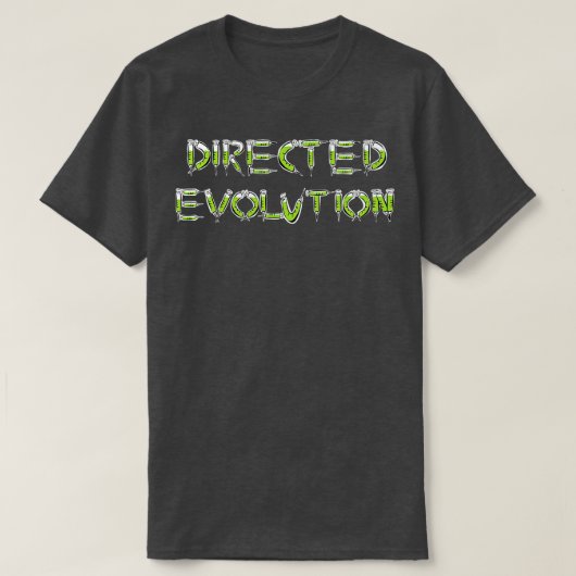 Directed Evolution Graphic Word Art of medical dev T-Shirt (Design vorne)