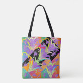 Directional Lilies Tasche (Rückseite)