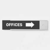 Directional Wayfinding Offices Wall Sign Türschild (Vorderseite )