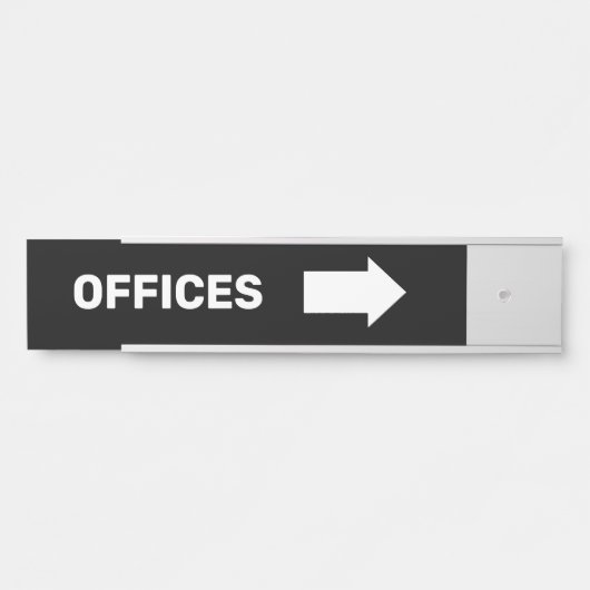 Directional Wayfinding Offices Wall Sign Türschild (Vorderseite )
