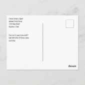 Directmailing Agentur für Immobilien Modern Sage G Postkarte (Rückseite)