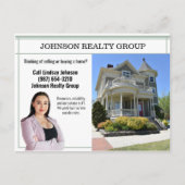 Directmailing Agentur für Immobilien Modern Sage G Postkarte (Vorderseite)