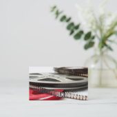 Director Clapperboard Film Producer Act Visitenkarte (Stehend Vorderseite)