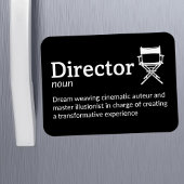 Director Definition - Filmaker 3" x 4" Flex Magnet