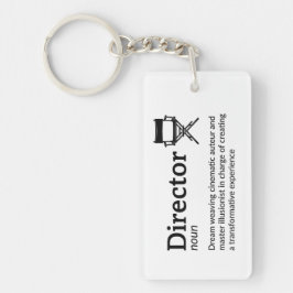 Director Definition - Filmaker Schlüsselanhänger