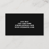 Director Film Movies Producer Production Business Visitenkarte (Rückseite)