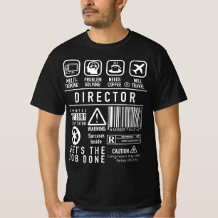 Director Gift for Film Maker, CEO Business Manager T-Shirt