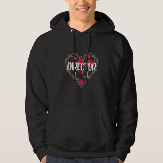 Director Heart Rose Hoodie (Vorderseite)