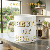 Director of Chaos Funny Office Humor & Parenting Kaffeetasse