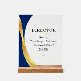 Director Office Quote Acrylic Sign Acrylschild