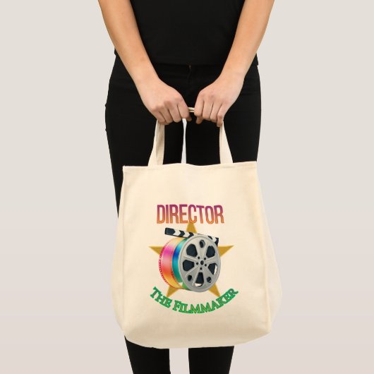 Director - The Filmmaker Grocery Tote Tragetasche (Vorderseite (Produkt))