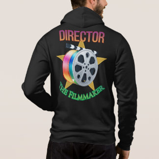 Director - The Filmmaker Men's Dark Zip Hoodie