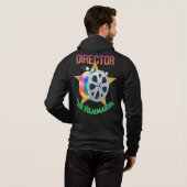 Director - The Filmmaker Men's Dark Zip Hoodie (Schwarz voll)