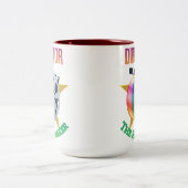 Director - The Filmmaker Two-Tone Mug Zweifarbige Tasse (Mittel)