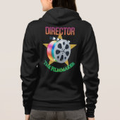 Director - The Filmmaker Women's Dark Zip Hoodie (Rückseite)