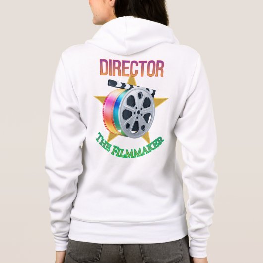 Director - The Filmmaker Women's Zip Hoodie (Rückseite)