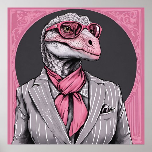 Directrix Dinosaurier Art Print Poster (Vorne)