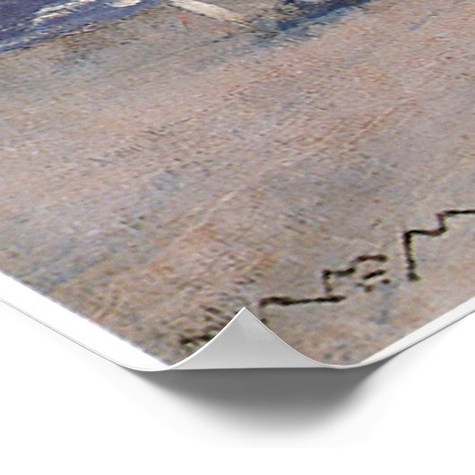 Direkt am Meer, 1892 Poster (Ecke)