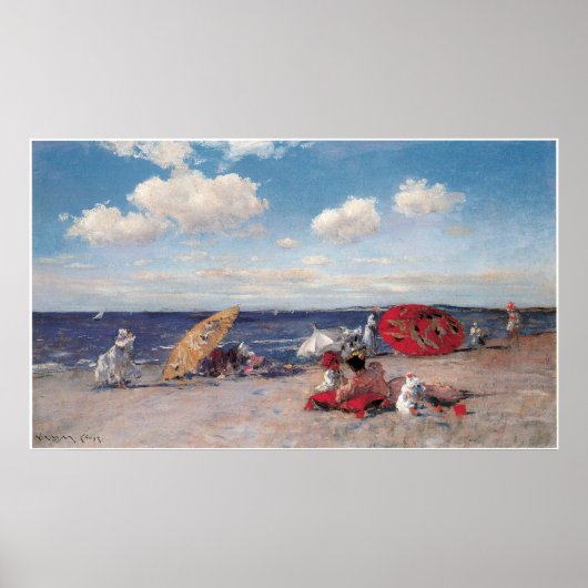 Direkt am Meer, 1892 Poster (Vorne)