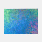 Direkt am Meer Alkoholtink, Abstrakter Acrylpour Fußmatte (Vorderseite)