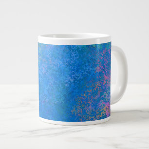 Direkt am Meer Alkoholtink, Abstrakter Acrylpour Jumbo-Tasse