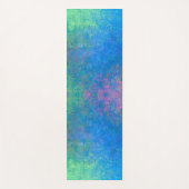 Direkt am Meer Alkoholtink, Abstrakter Acrylpour Yogamatte (Vorderseite)