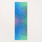 Direkt am Meer Alkoholtink, Abstrakter Acrylpour Yogamatte (Rückseite)