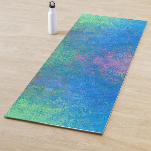 Direkt am Meer Alkoholtink, Abstrakter Acrylpour Yogamatte (Beispiel)
