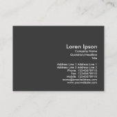 Direkt am Meer (angrenzend) Visitenkarte (Rückseite)