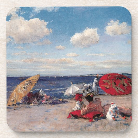 Direkt am Meer Getränkeuntersetzer (Vorderseite)