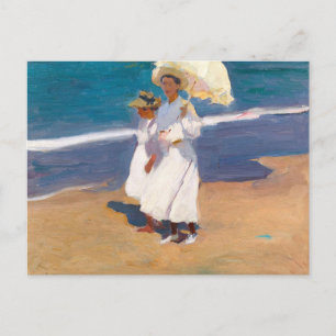 Direkt am Meer   Joaquín Sorolla Postkarte
