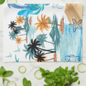 Direkt am Meer Küchentuch (Gefaltet)