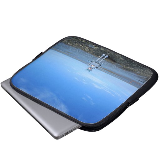 Direkt am Meer Laptopschutzhülle (Vorne Knopf)