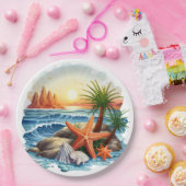 Direkt am Meer Pappteller (Party)