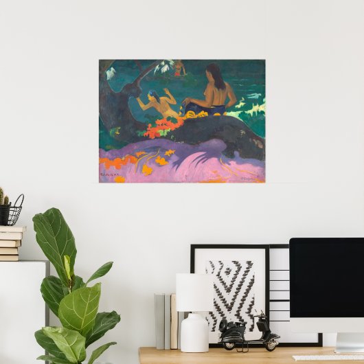 Direkt am Meer - Paul Gauguin Kunst Poster (Heimbüro)