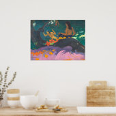 Direkt am Meer - Paul Gauguin Kunst Poster (Küche)